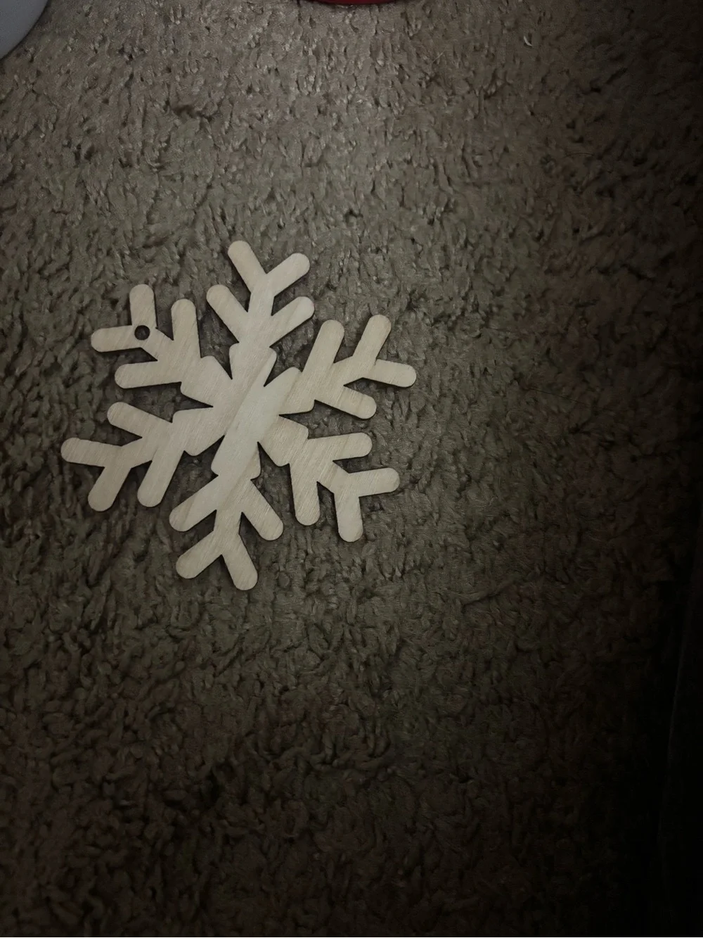 Pink Snowflake Holiday Ornament - Unbranded